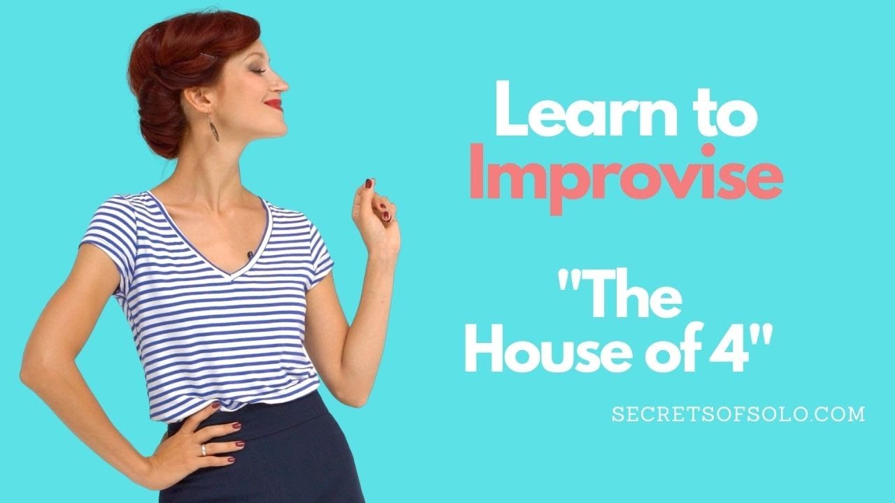 ESSENTIAL CONCEPT for IMPROVISATION in SOLO JAZZ? "The house of 4" practice